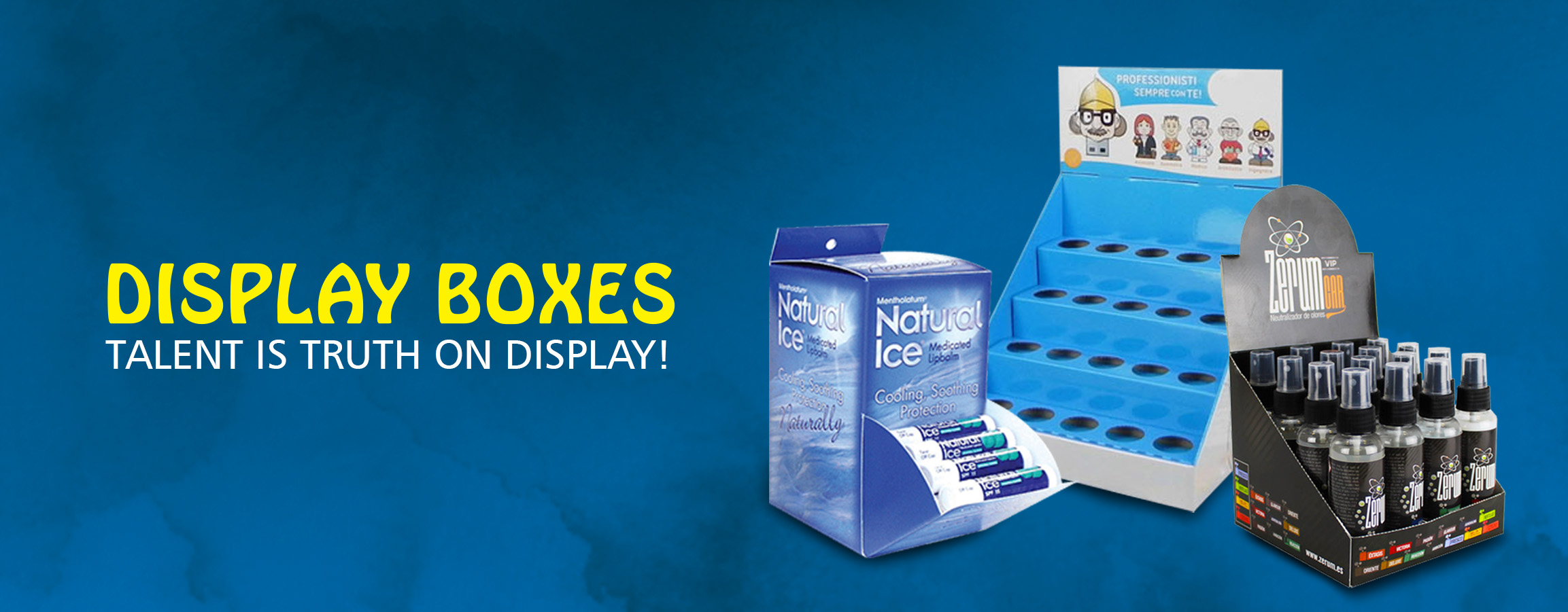 custom display packaging boxes