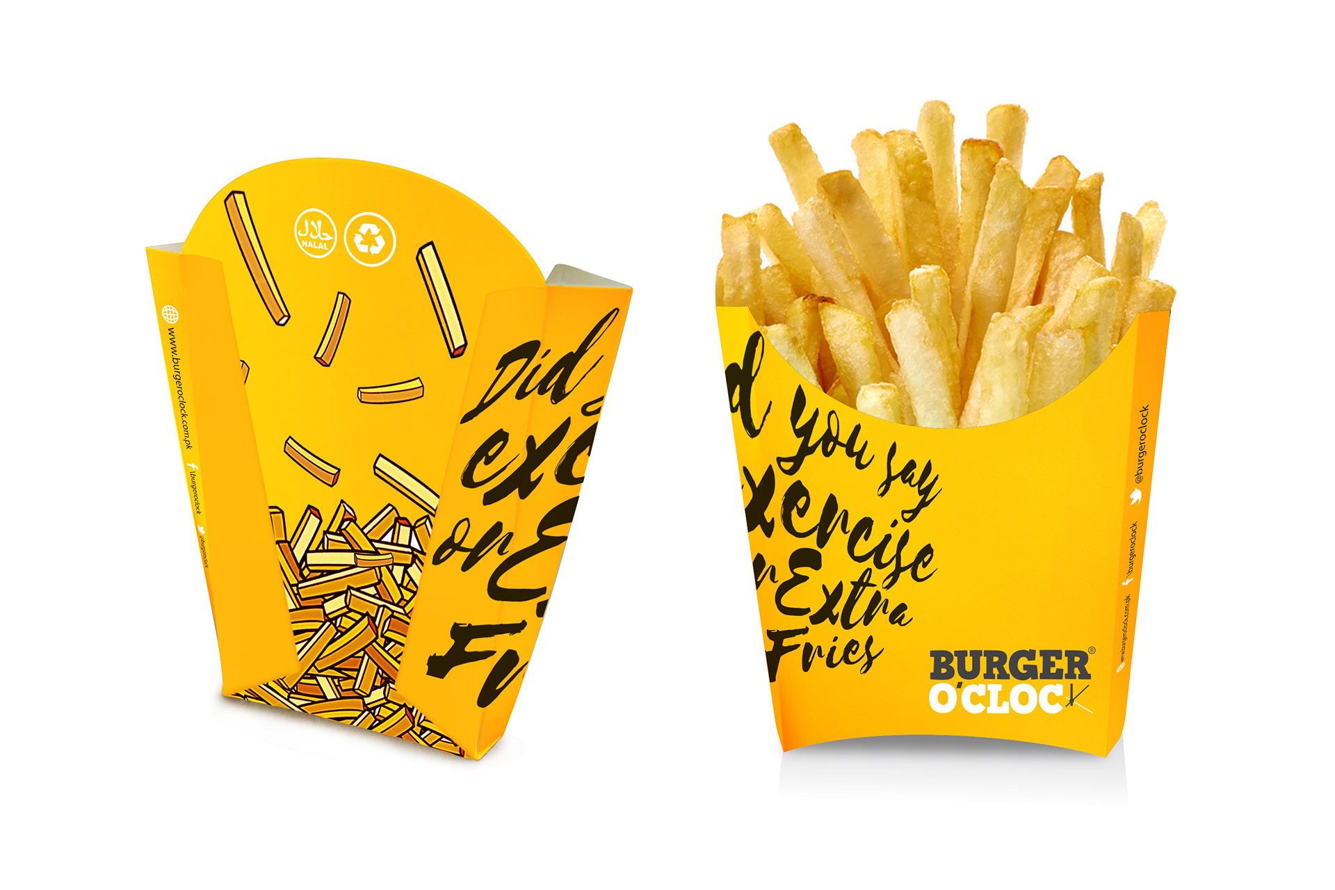 custom fries packaging
