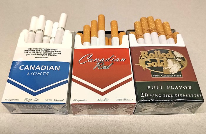 Standard Cigarette Pack Size in Canada?