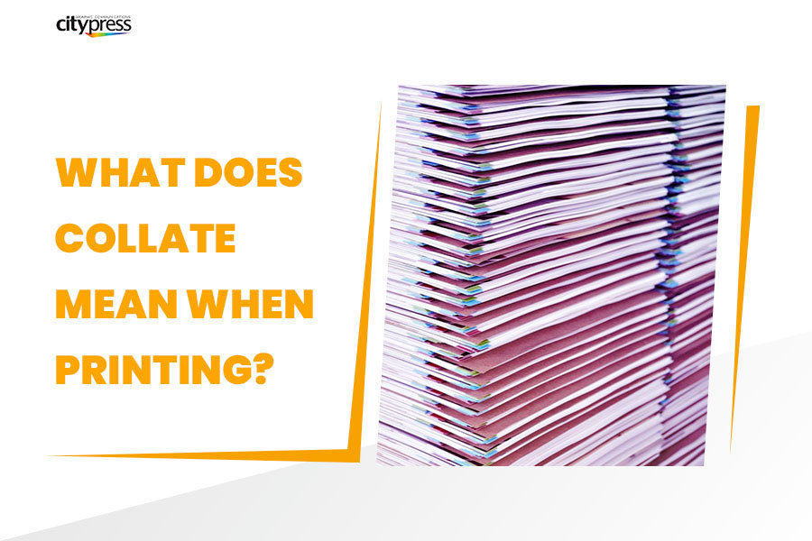 What Does Collate Print Mean